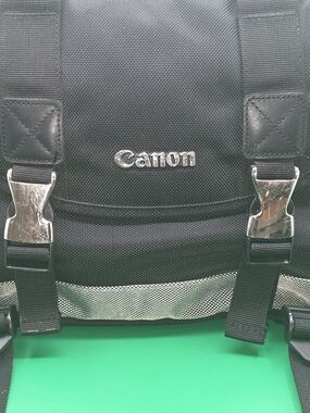 Canon Black Camera Messenger Bag